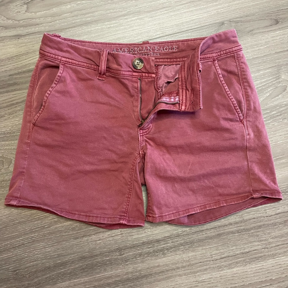 American Eagle Brand Midi Shorts